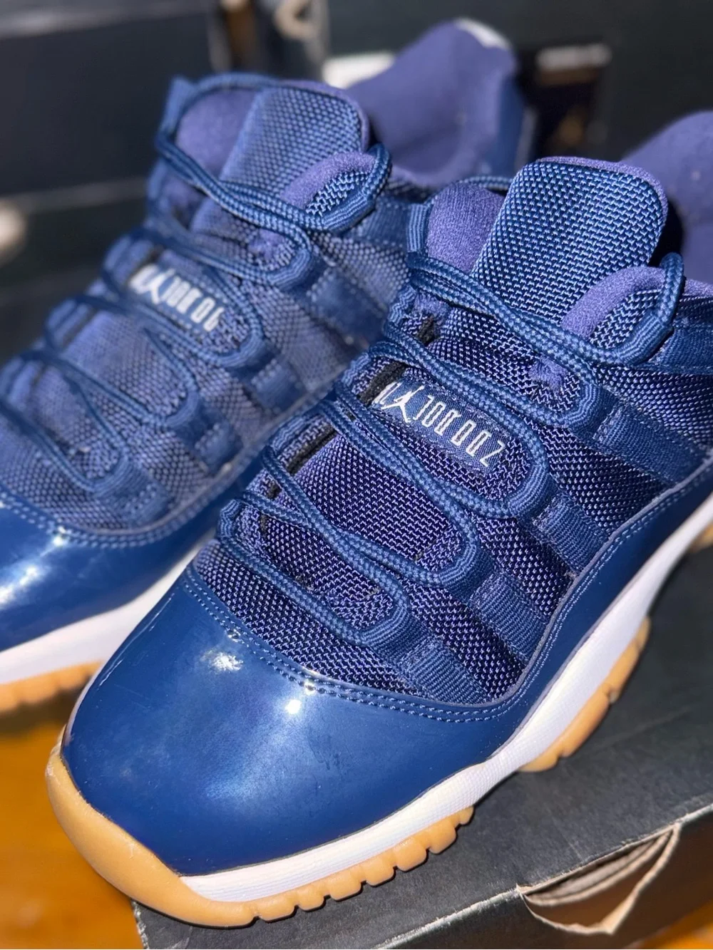 Air Jordan 11 Retro Low GS Midnight Navy (Size 4.5Y) - Excellent Condition!